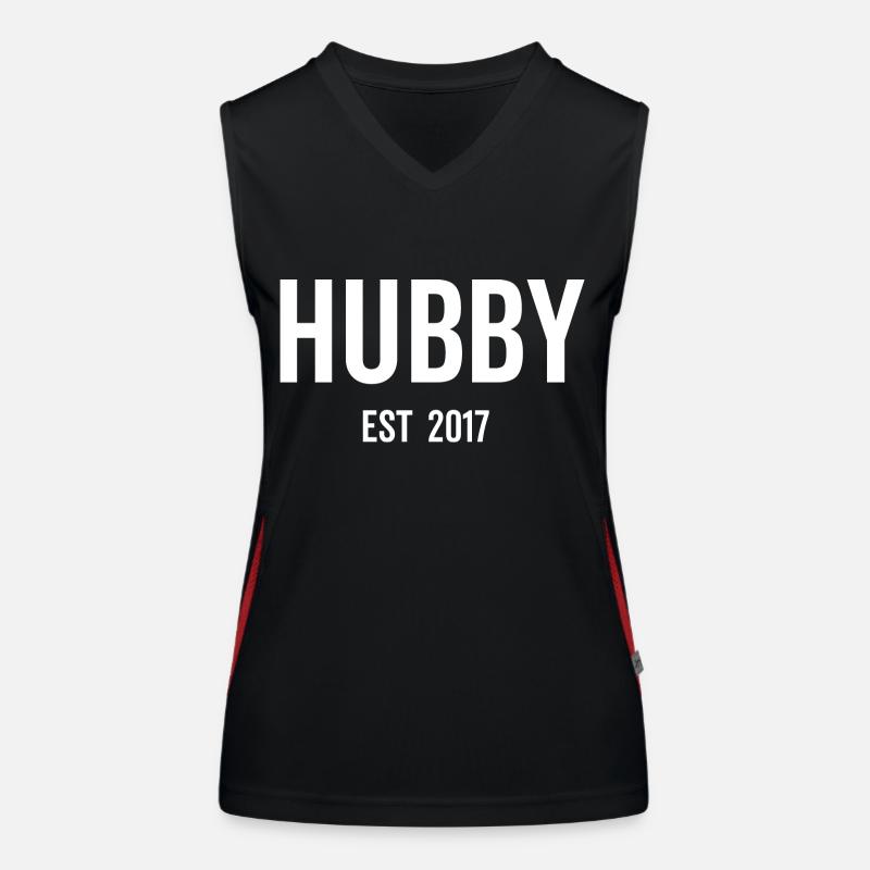 Hubby Est 2017 Débardeur respirant contrasté Femme