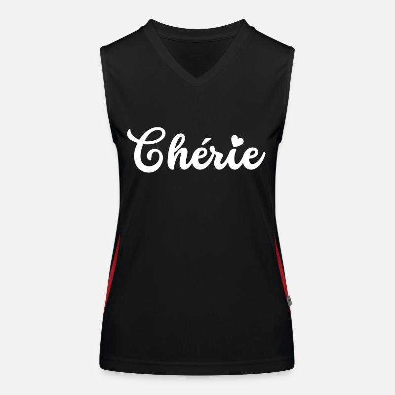chérie Débardeur respirant contrasté Femme