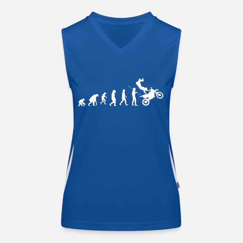 Évolution du motocross Débardeur respirant contrasté Femme