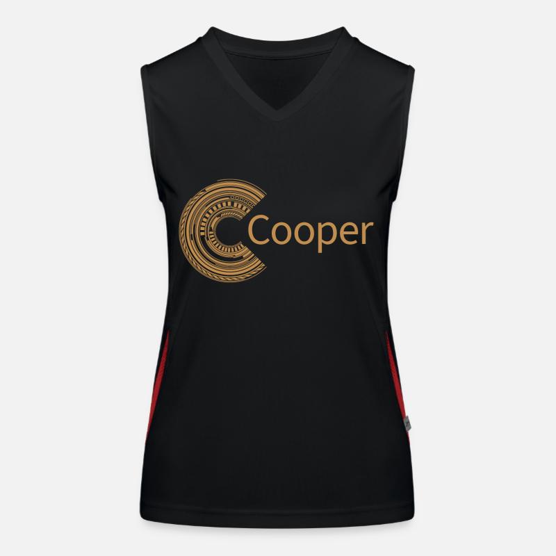 Für Cooper Funktionelles Kontrast-Tank Top für Frauen