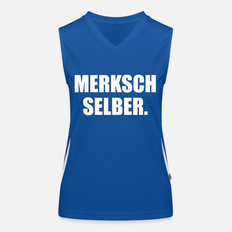 MERKSCH SELBER Funktionelles Kontrast-Tank Top für Frauen