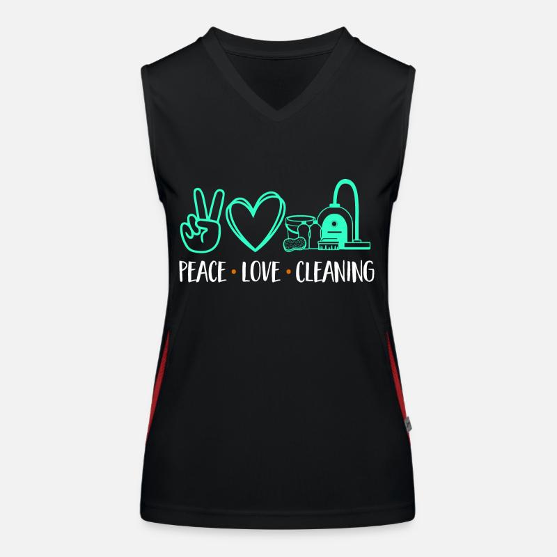 Domestic help, cleaner, housekeeper Women's Functional Contrast Tank Top