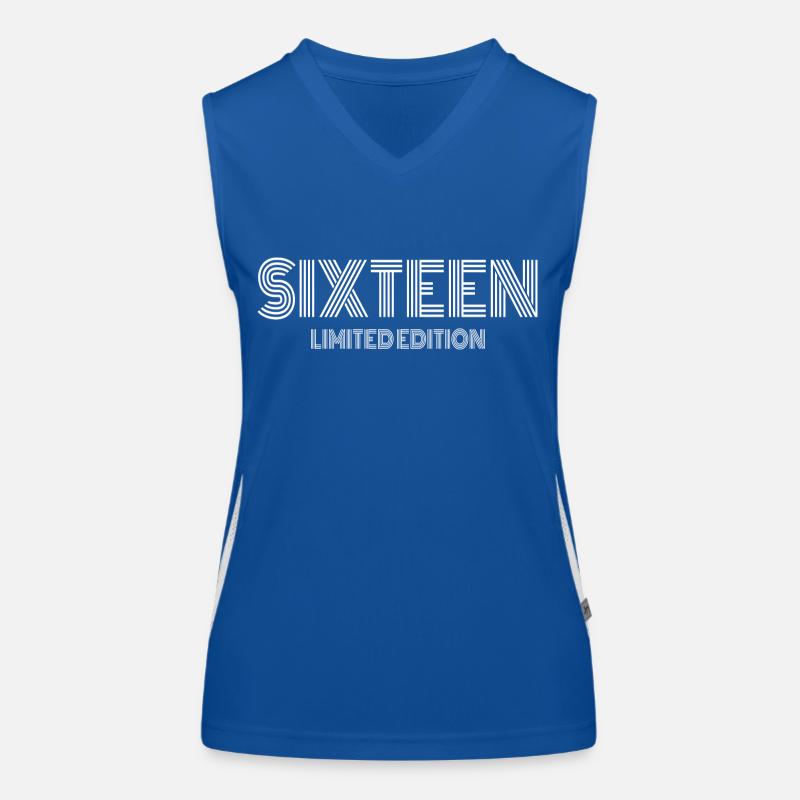 16e anniversaire seize 16 ans Débardeur respirant contrasté Femme