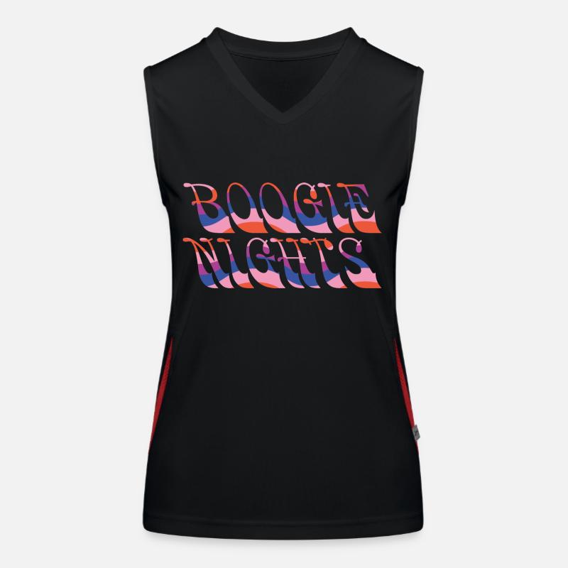 Soirées Boogie Débardeur respirant contrasté Femme