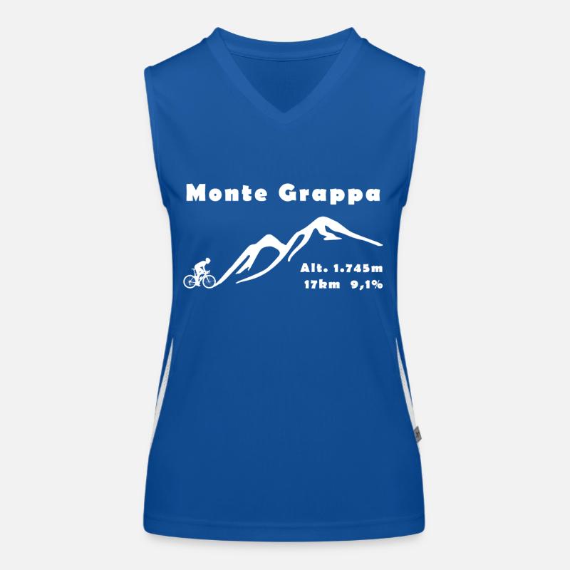 Monte Grappa Funktionelles Kontrast-Tank Top für Frauen