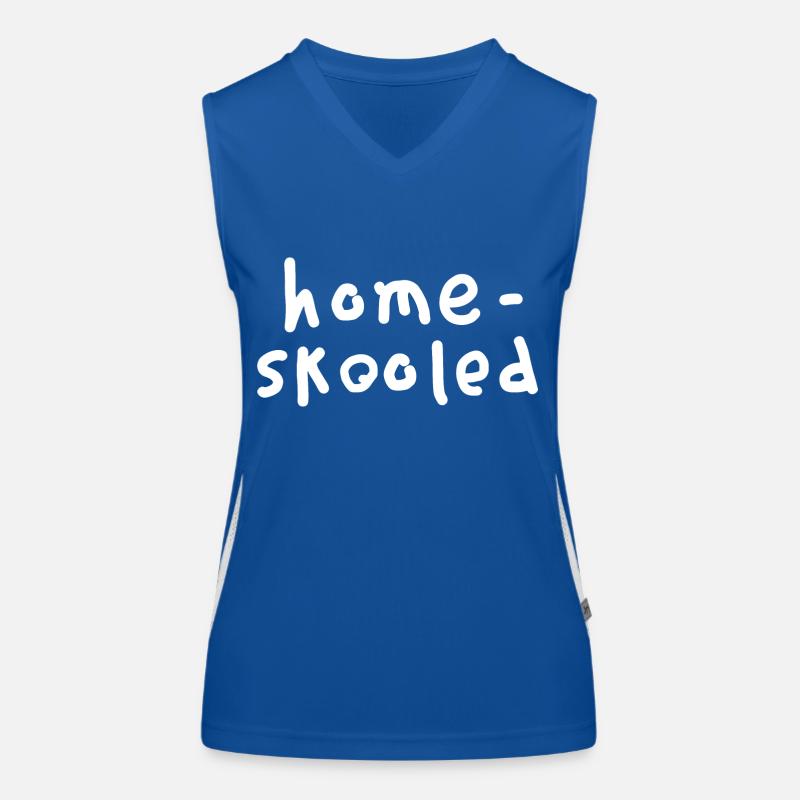 Startseite Skooled Lustiges Schuldesign Funktionelles Kontrast-Tank Top für Frauen