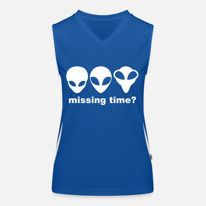 Grey Aliens - Vous manquez de temps ? Débardeur respirant contrasté Femme