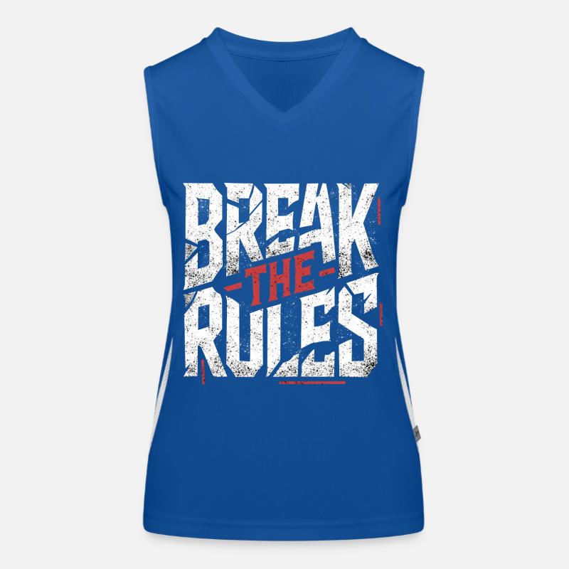 Brechen Sie die Regeln Funktionelles Kontrast-Tank Top für Frauen