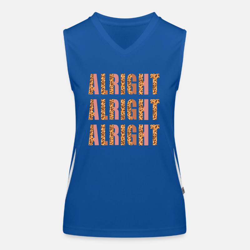 Alright Alright Leopard Print Texas Pride Texan Women's Functional Contrast Tank Top