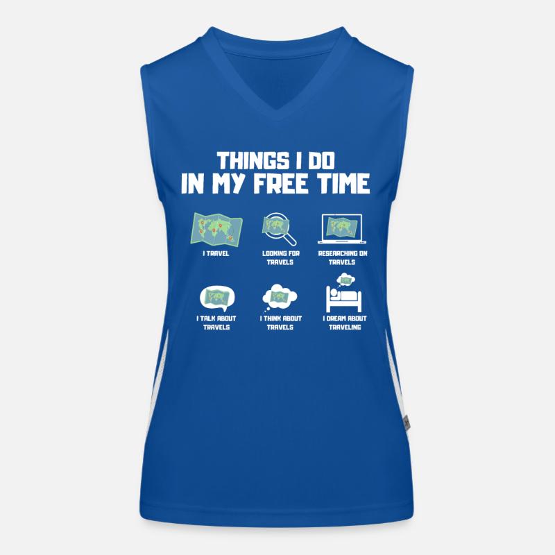 Reisefreak Funktionelles Kontrast-Tank Top für Frauen