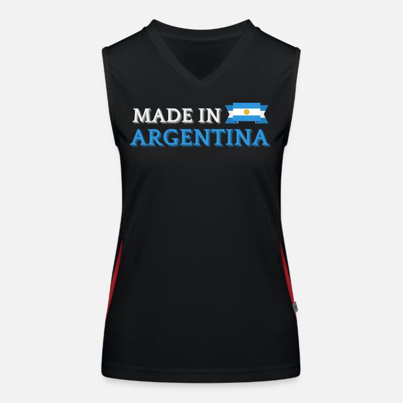Hergestellt in Argentinien Funktionelles Kontrast-Tank Top für Frauen