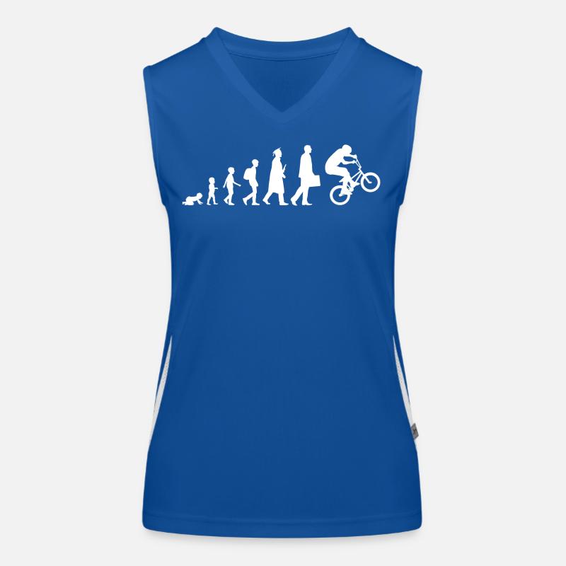 Evolution of BMX Women's Functional Contrast Tank Top