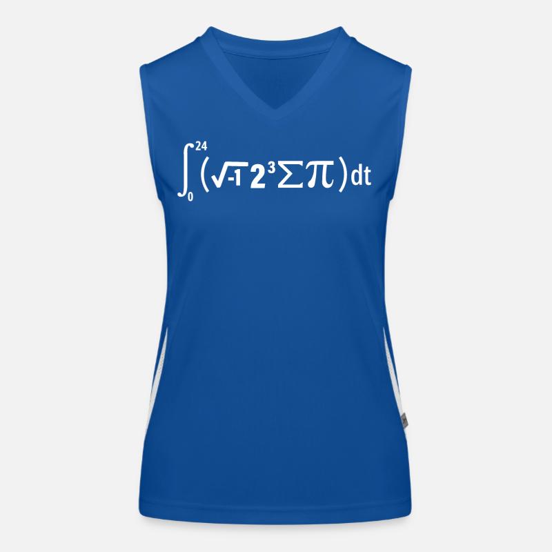 Funny Math Joke I Ate Some Pie All Day Long Pi Day Women's Functional Contrast Tank Top