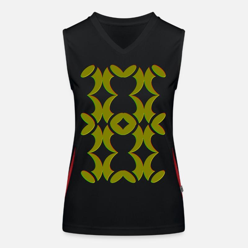 Décoratif Débardeur respirant contrasté Femme