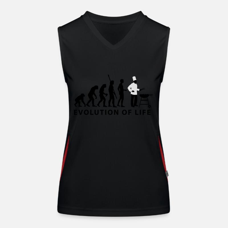 evolution_grill_e_2c Funktionelles Kontrast-Tank Top für Frauen