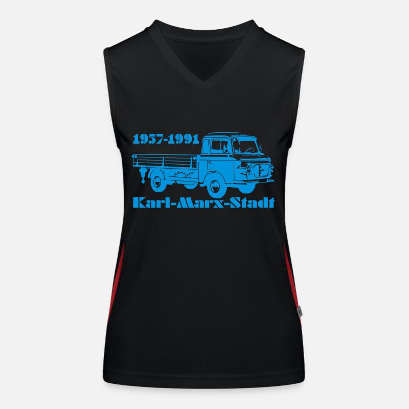 Barkas Pritsche B1000 Funktionelles Kontrast-Tank Top für Frauen