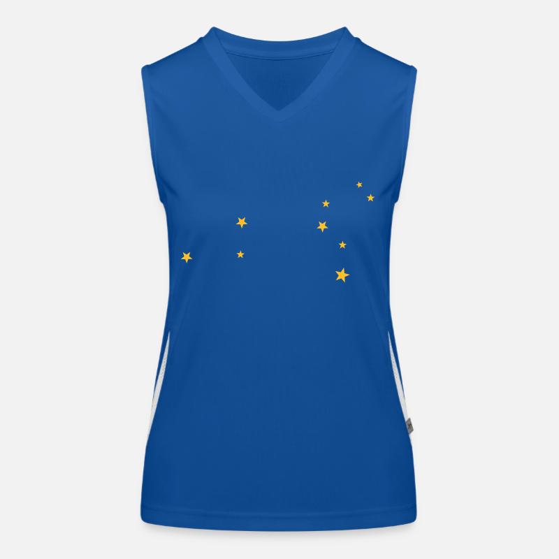 Löwe Sternbild Funktionelles Kontrast-Tank Top für Frauen