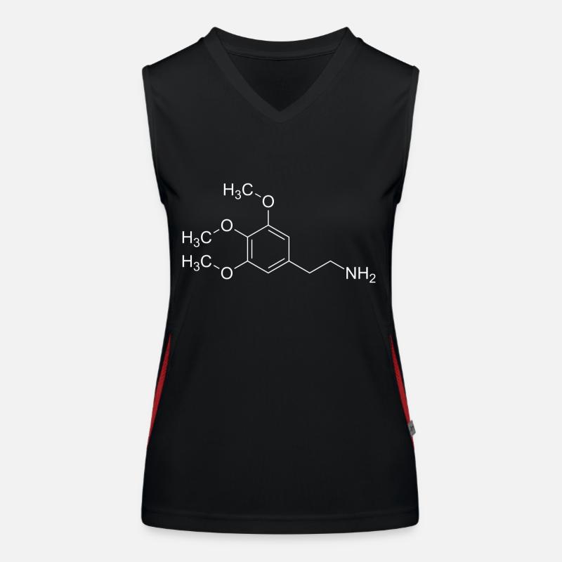 Formule structurale mescaline mescaline Débardeur respirant contrasté Femme