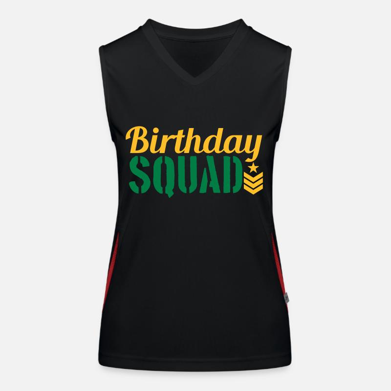 squad militaer armee army general komando einheit Women's Functional Contrast Tank Top