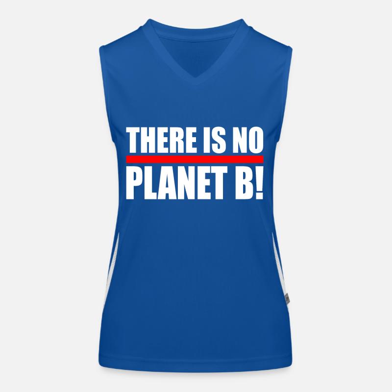 There is no planet B Débardeur respirant contrasté Femme