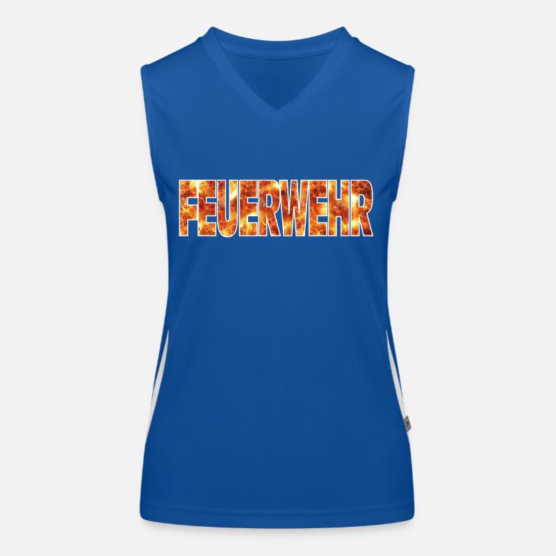 Fire brigade Women's Functional Contrast Tank Top