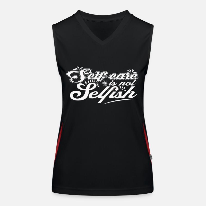Self Care is not Selfish Women's Functional Contrast Tank Top