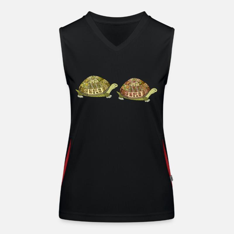 Tortues Débardeur respirant contrasté Femme