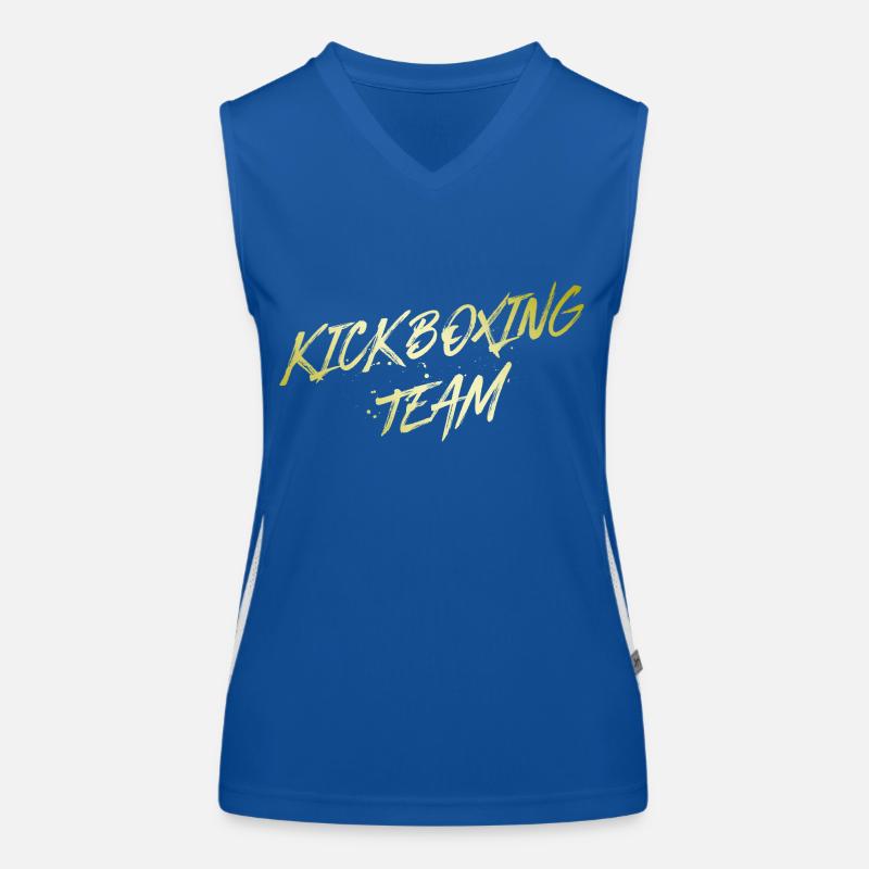 Équipe de kickboxing Débardeur respirant contrasté Femme