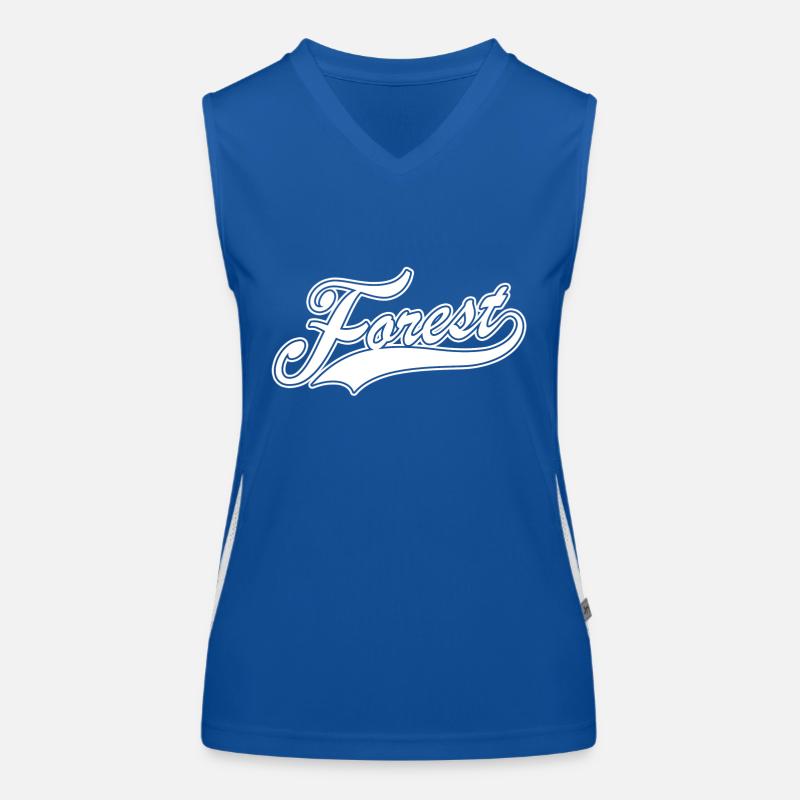FOREST white.png Women's Functional Contrast Tank Top