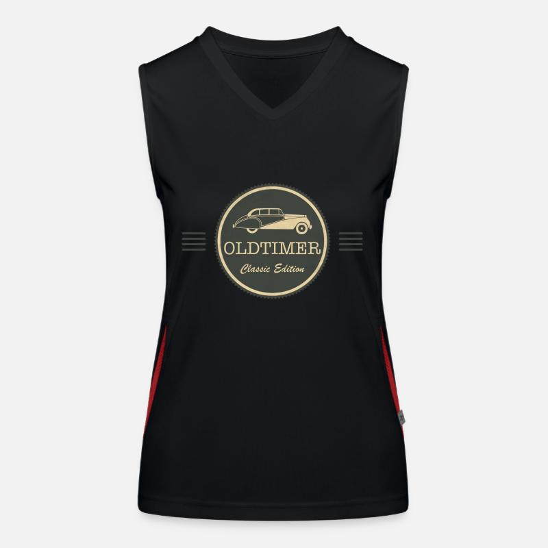 Oldtimer Auto Funktionelles Kontrast-Tank Top für Frauen