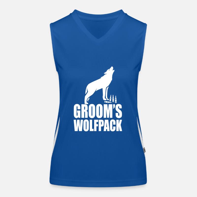 Wolfpack du marié Débardeur respirant contrasté Femme