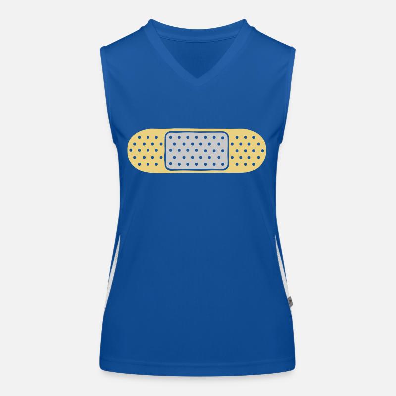 Design Dots Patch Women's Functional Contrast Tank Top