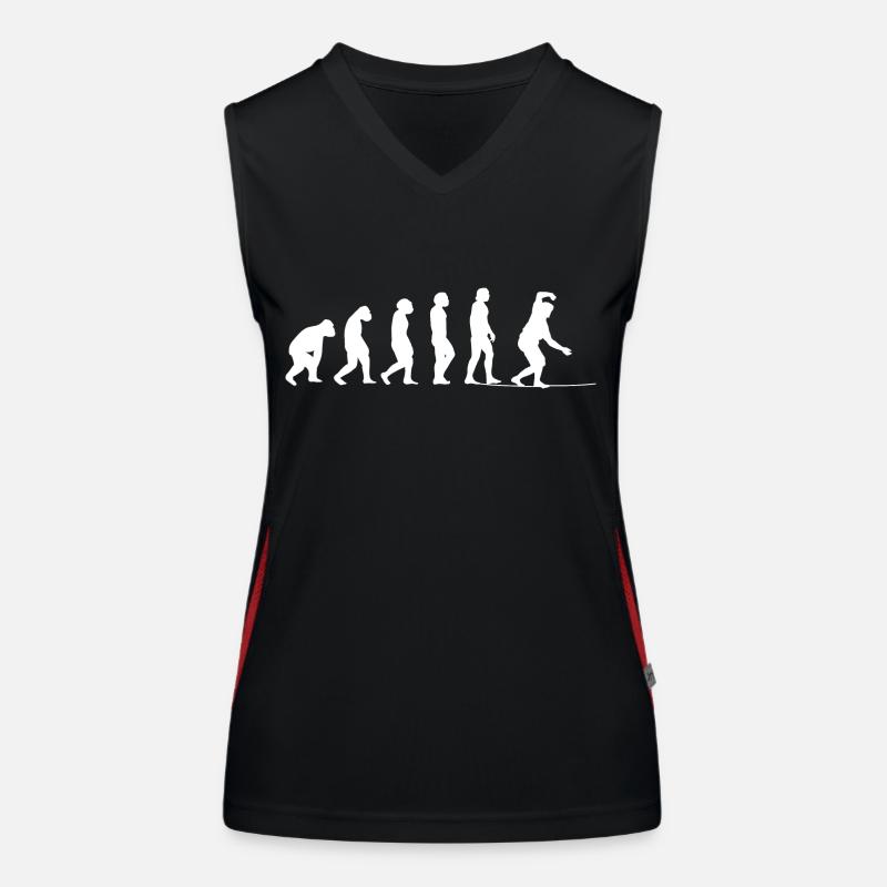 Slackline Geschenk Slackliner Tricklining Funktionelles Kontrast-Tank Top für Frauen