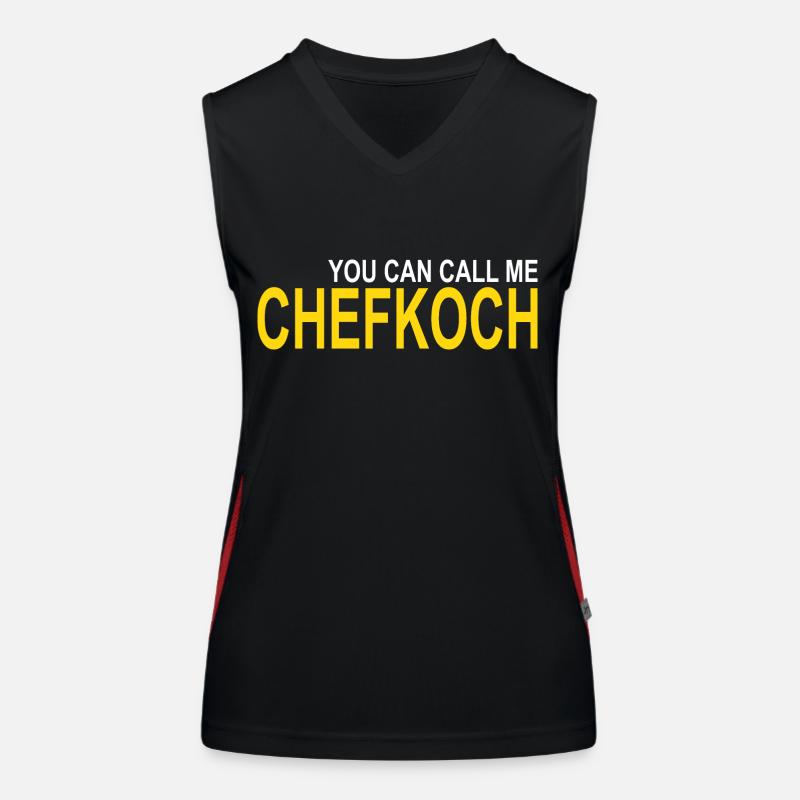 Chefkoch Funktionelles Kontrast-Tank Top für Frauen