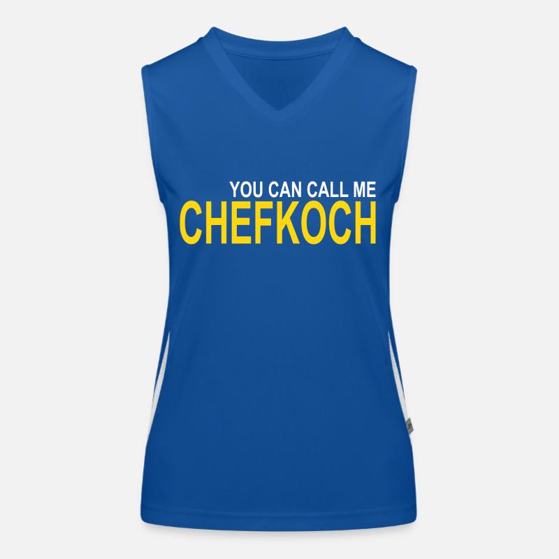 Chefkoch Funktionelles Kontrast-Tank Top für Frauen