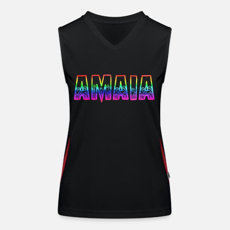 amaia rs arc-en-ciel Débardeur respirant contrasté Femme