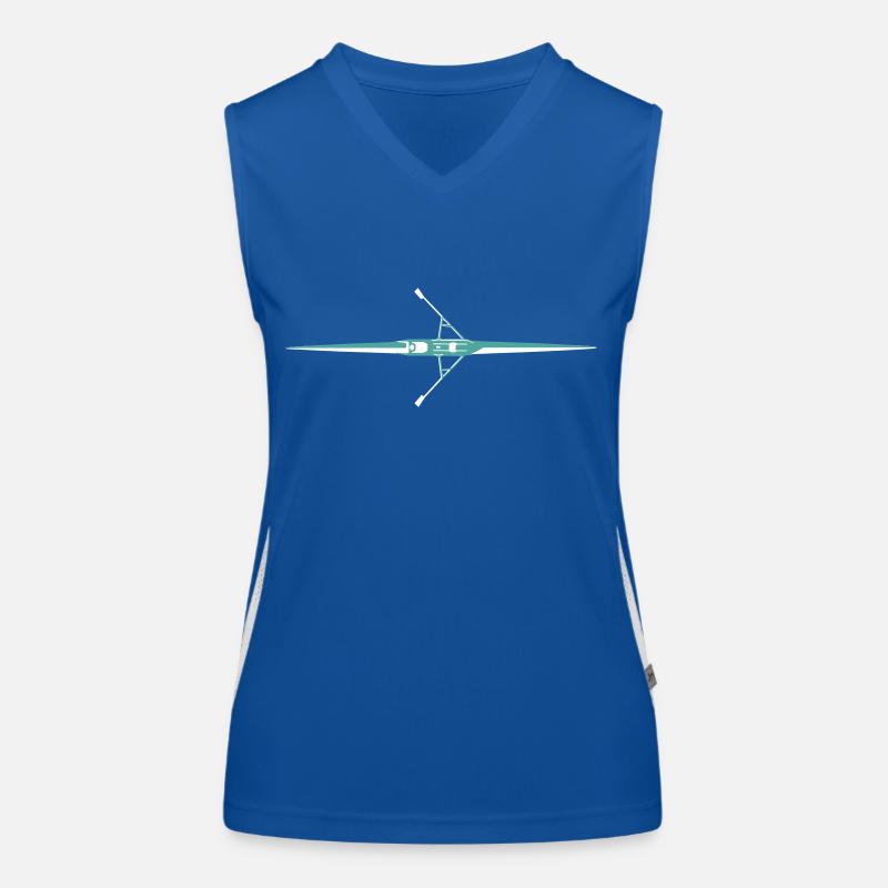 Aviron, bateau à rames, sculling Débardeur respirant contrasté Femme