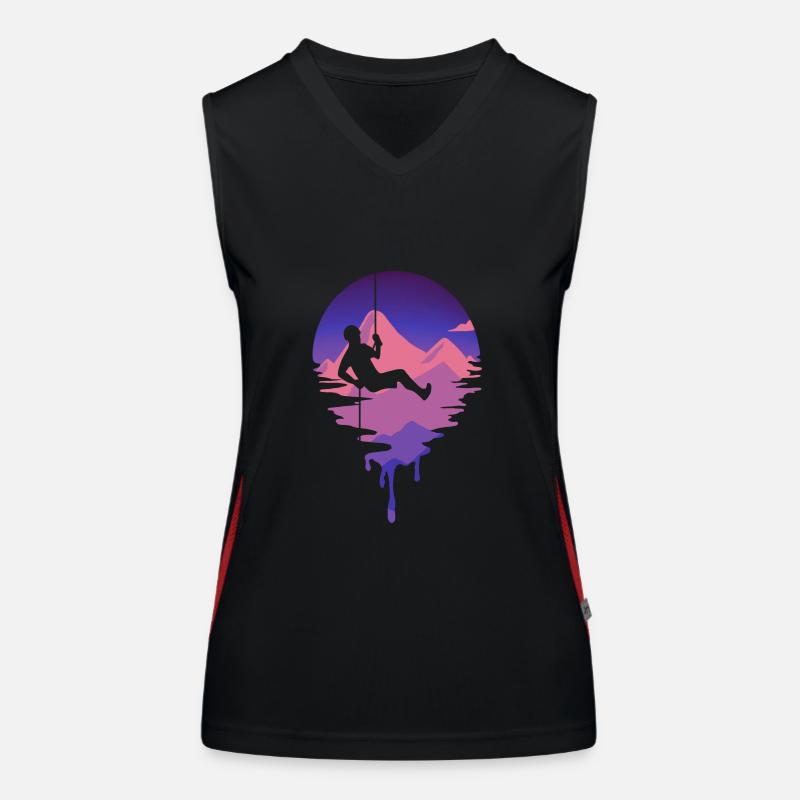 Climb lover Débardeur respirant contrasté Femme
