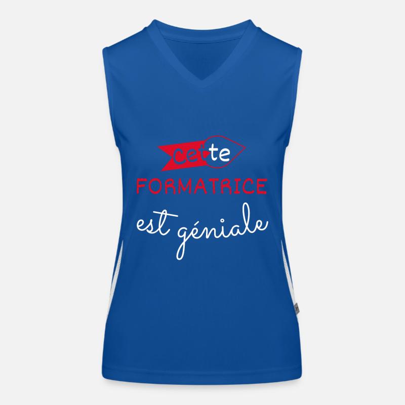Formatrice Géniale cadeau Débardeur respirant contrasté Femme