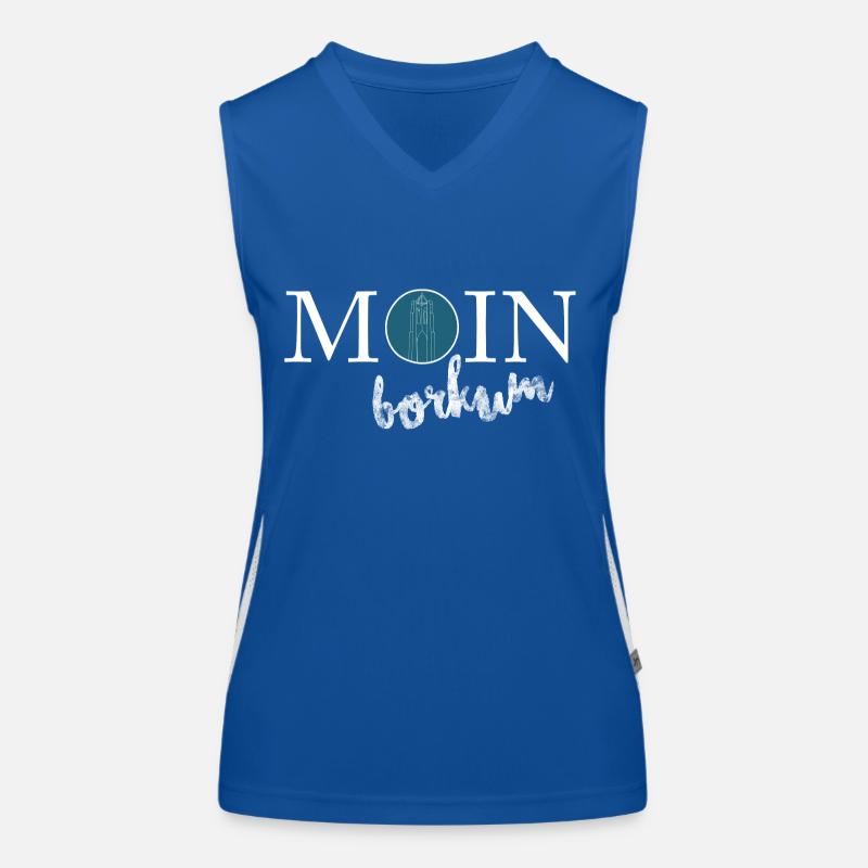 Moin Borkum Funktionelles Kontrast-Tank Top für Frauen