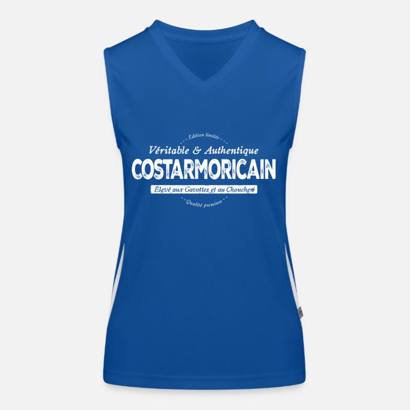 Costarmoricain des Côtes d'Armor Débardeur respirant contrasté Femme