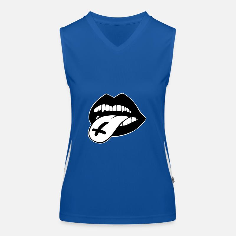 Satanist vampire Women's Functional Contrast Tank Top