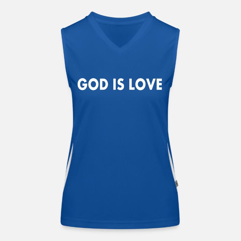 God is good Débardeur respirant contrasté Femme