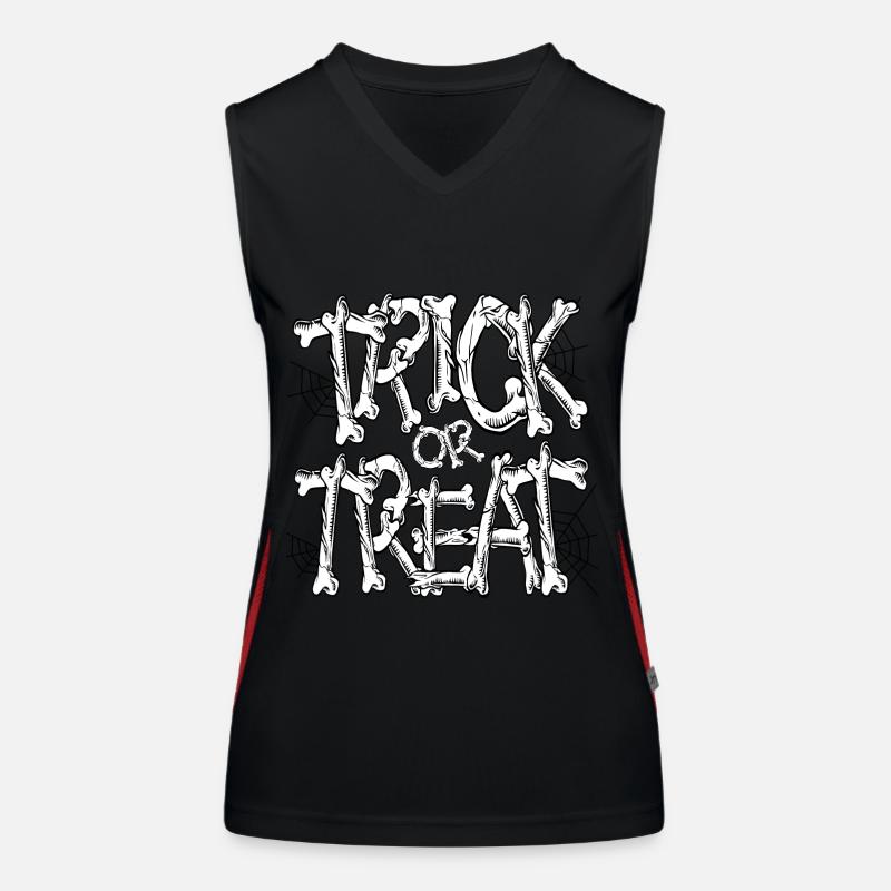 Süßes oder Saures Funktionelles Kontrast-Tank Top für Frauen