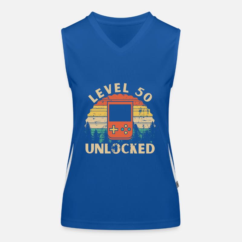 Level 50 freigeschaltet Funktionelles Kontrast-Tank Top für Frauen