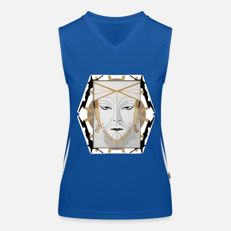 Visage de style boho Débardeur respirant contrasté Femme