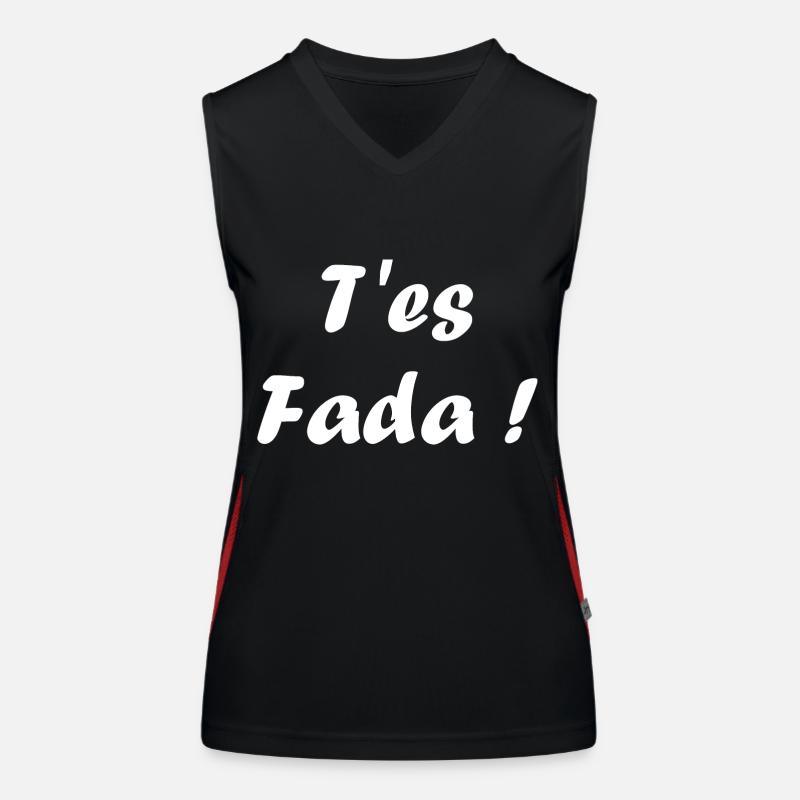 fada Débardeur respirant contrasté Femme