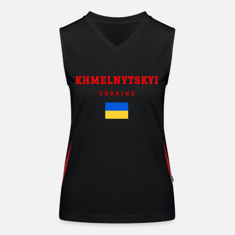 Khmelnytskyi Ukraine Funktionelles Kontrast-Tank Top für Frauen