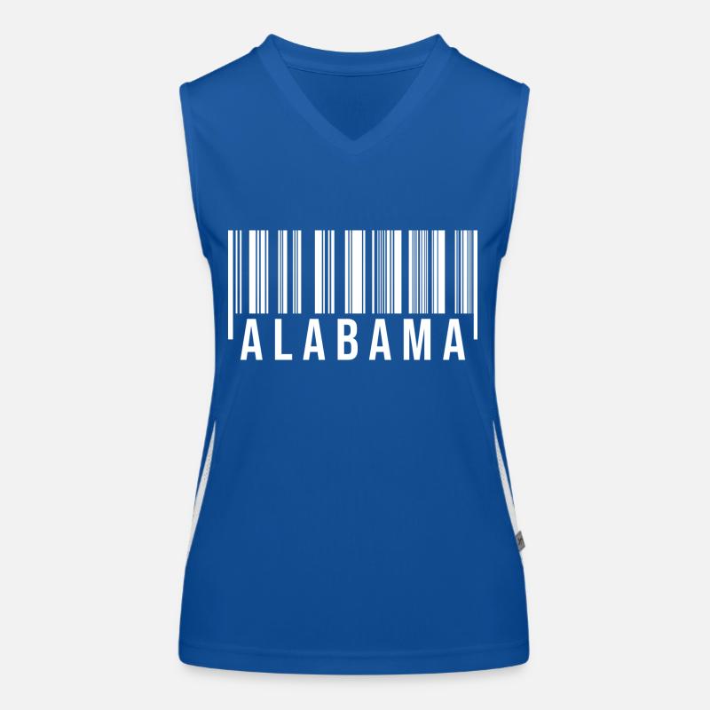 Code-barres de l’Alabama Débardeur respirant contrasté Femme