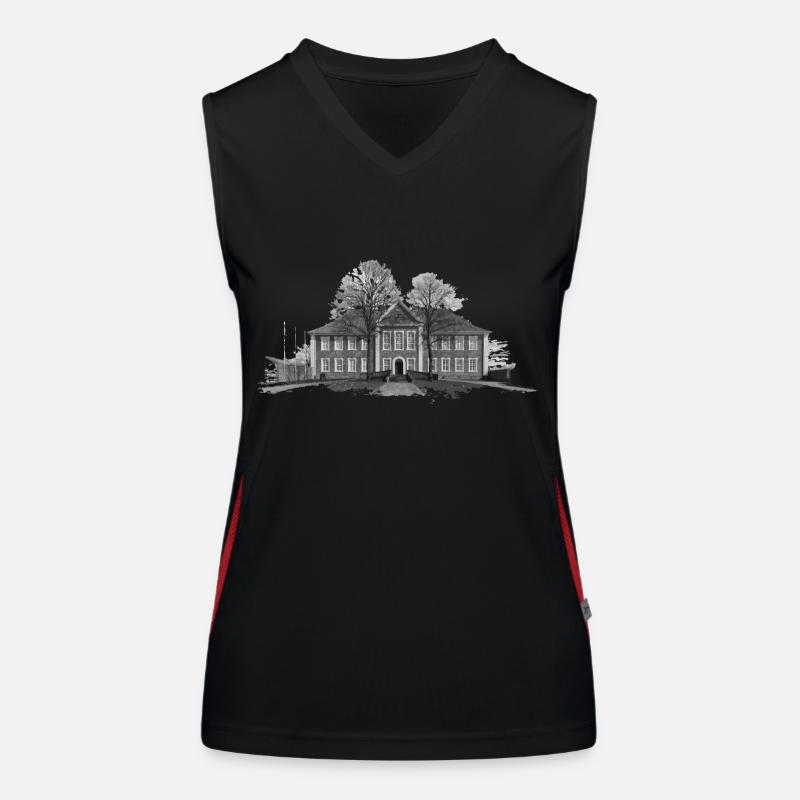 Musée du district de Ratzeburg Débardeur respirant contrasté Femme